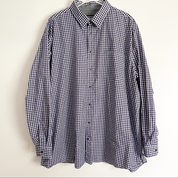 LIZ CLAIBORNE men's plaid button down shirt - Picture 1 of 9